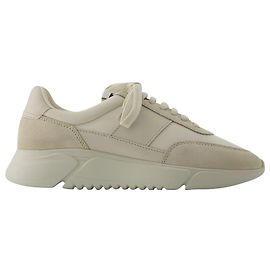Baskets Genesis Vintage Runner - Axel Arigato - Cuir - Beige Marron Beige