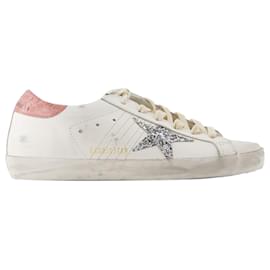 Golden Goose Deluxe Brand-Super Star Sneakers – Marke Golden Goose Deluxe – Leder – Weiß-Weiß