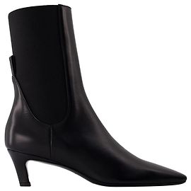 Totême Botas Tacón Medio - TOTEME - Piel - Negro Negro