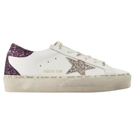 Golden Goose Deluxe Brand-Scarpe da ginnastica Hi Star - Marchio Golden Goose Deluxe - Pelle - Bianco-Bianco