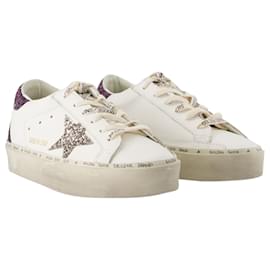 Golden Goose Deluxe Brand-Scarpe da ginnastica Hi Star - Marchio Golden Goose Deluxe - Pelle - Bianco-Bianco