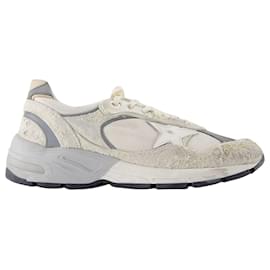 Golden Goose Deluxe Brand-Zapatillas Running Dad - Golden Goose Deluxe Brand - Piel - Blanco/plata-Blanco