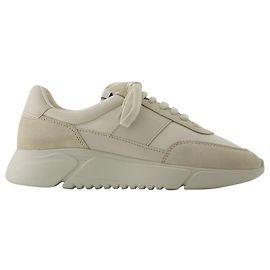 Tênis Genesis Vintage Runner - Axel Arigato - Couro - Bege Marrom Bege