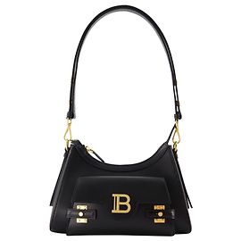 Borsa a tracolla B-Buzz - Balmain - Pelle - Nera Nero