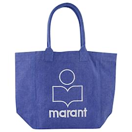 Isabel Marant-Yenky Shoulder Bag - Isabel Marant - Cotton - Blue-Blue