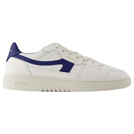 Baskets Dice Stripe - Axel Arigato - Cuir - Blanc/blue Blanc