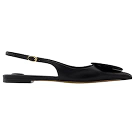 Jacquemus-Salón Les Slingbacks Duelo P - Jacquemus - Piel - Negro-Negro