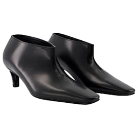 Totême-Bottines The Wide Shaft - TOTEME - Cuir - Noir-Noir