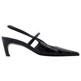 Totême Slingback Sharp - TOTEME - Pelle - Nero Nero