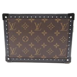 Louis Vuitton-Louis Vuitton Clutch Box Canvas Clutch Bag M20252 in good condition-Other