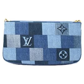 Louis Vuitton-Louis Vuitton Denim Multi Pochette Accessoires Denim Shoulder Bag M44990 in excellent condition-Other
