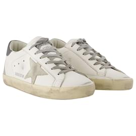 Golden Goose Deluxe Brand-Scarpe da ginnastica Super Star - Golden Goose Deluxe Brand - Pelle - Bianco-Bianco