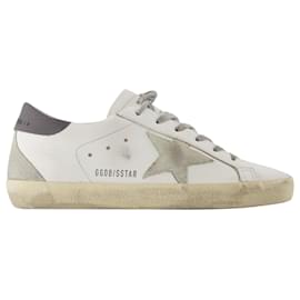 Golden Goose Deluxe Brand-Zapatillas Super Star - Golden Goose Deluxe Brand - Piel - Blanco-Blanco