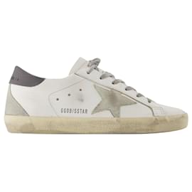 Golden Goose Deluxe Brand-Scarpe da ginnastica Super Star - Golden Goose Deluxe Brand - Pelle - Bianco-Bianco