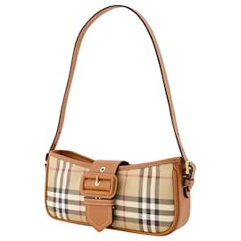 Burberry-Bolsa Sling - Burberry - Couro Sintético - Briar Brown-Marrom