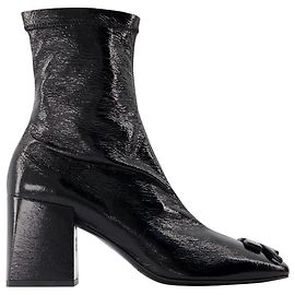 Botines Reedition - Courreges - Vinilo - Negro Negro