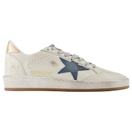 Golden Goose Deluxe Brand-Zapatillas Ballstar - Golden Goose Deluxe Brand - Piel - Blanco-Blanco