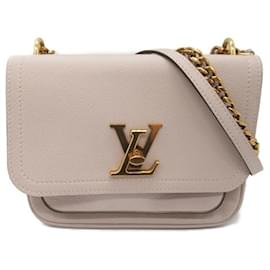Louis Vuitton-Louis Vuitton Lock Me Chain Bag Leather Shoulder Bag M57072 in excellent condition-Other