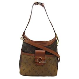 Louis Vuitton-Louis Vuitton Dauphine PM Hobo Canvas Shoulder Bag M45194 in excellent condition-Other