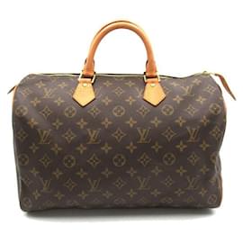 Louis Vuitton-Louis Vuitton schnell 35 Canvas Handtasche M41524 in guter Kondition-Andere
