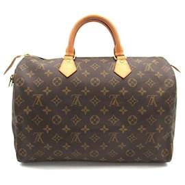Louis Vuitton-Louis Vuitton schnell 35 Canvas Handtasche M41524 in guter Kondition-Andere