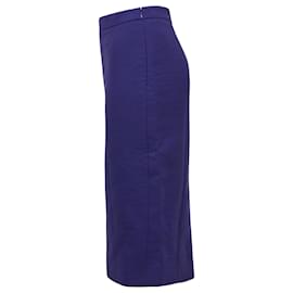 Moschino-Moschino Paneled Pencil Skirt aus violetter Wolle -Lila
