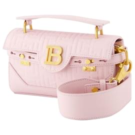 Balmain-B-Buzz 19 Crossbody - Balmain - Leather - Light Pink-Pink