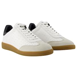 Isabel Marant-Zapatillas Bryce - Isabel Marant - Piel - Blanco-Blanco