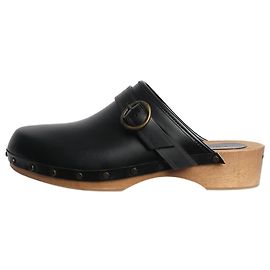 Isabel Marant Black Thalie leather clogs - size EU 38 Black