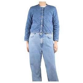 Ba&Sh Jaqueta jeans acolchoada azul - tamanho UK 8 Azul