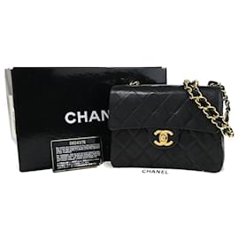 Chanel-CHANEL Mini Matelasse-Schwarz