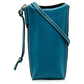 Loewe-Bandolera azul con bolsillo Gate de LOEWE-Azul