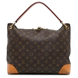 Louis Vuitton-Louis Vuitton Brown Monogram Berri PM-Marrone