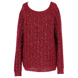 SéZane-sweater-Dark red