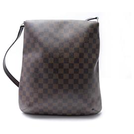 Louis Vuitton-BORSA MUSETTE SALSA GM N LOUIS VUITTON51302 CINTURINO IN TELA DAMIER EBANO-Marrone