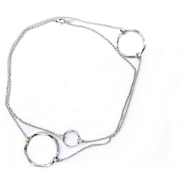 Montblanc-COLLIER MONTBLANC SAUTOIR 27280 100CM EN ARGENT MASSIF 925 SILVER NECKLACE-Argenté