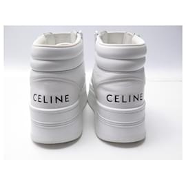 Céline-NEW CELINE BLOCK SHOES 36 HIGH-TOP SNEAKERS PLATFORM SNEAKERS SHOES-White