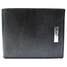 St Dupont-NEW ST DUPONT DEFI WALLET 180200 ANTHRACITE LEATHER WALLET CARD HOLDER-Dark grey