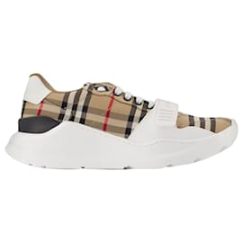 Burberry-Sneakers Lf Tnr New Regis L Chk - Burberry - Multi - Cotone-Beige