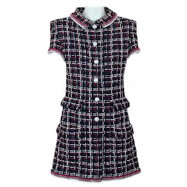 Chanel-Neues Tweed-Kleid vom Frühjahr 2020 Laufsteg-Mehrfarben