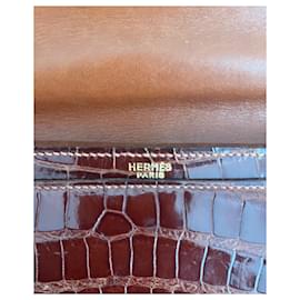 Hermès-✨ Hermès Palermo bag, a rare bag in the style of the 60s-Dark brown
