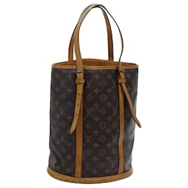 Louis Vuitton-LOUIS VUITTON Monogram Bucket GM Shoulder Bag Vintage M42236 LV Auth 71730-Monogram