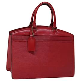 Louis Vuitton-Bolsa LOUIS VUITTON Epi Riviera Vermelho M48187 LV Auth ep4045-Vermelho
