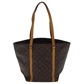 Louis Vuitton-LOUIS VUITTON Monogram Sac Shopping Tote Bag M51108 LV Auth 71745-Monogram