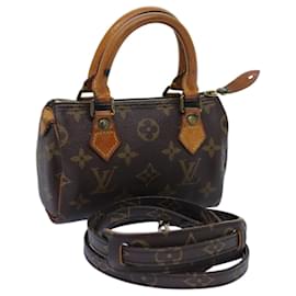 Louis Vuitton-LOUIS VUITTON Monogramm Mini Speedy Handtasche M.41534 LV Auth 71683-Monogramm