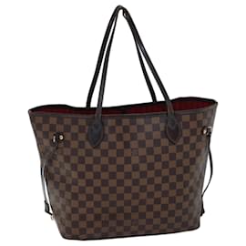 Louis Vuitton-LOUIS VUITTON Damier Ebene Neverfull MM Tote Bag N51105 LV Auth 71742-Andere