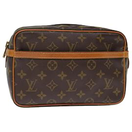 Louis Vuitton-Louis Vuitton Monogram Compiegne 23 Clutch Bag M51847 LV Auth 72600-Monogram