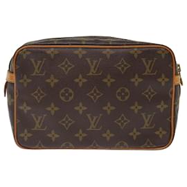 Louis Vuitton-Louis Vuitton-Monogramm Compiegne 23 Kupplungstasche M.51847 LV Auth 72600-Monogramm