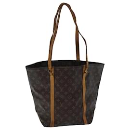 Louis Vuitton-LOUIS VUITTON Monogram Sac Shopping Tote Bag M51108 Auth LV 70978-Monogramme