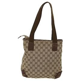 Gucci-GUCCI Borsa tote in tela GG Beige 28893 auth 71807-Beige